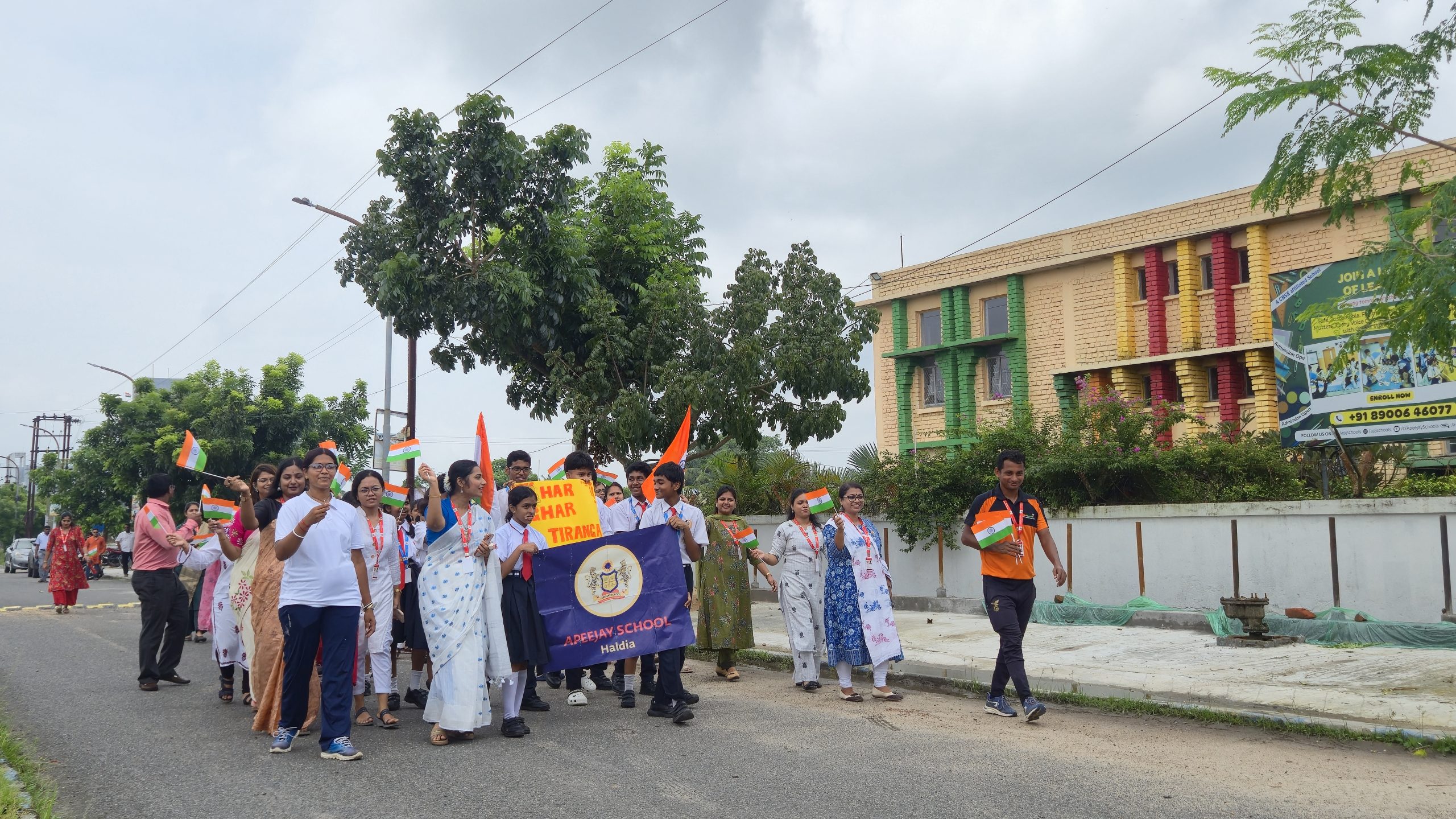 The Tricolour Spirit Shines Bright