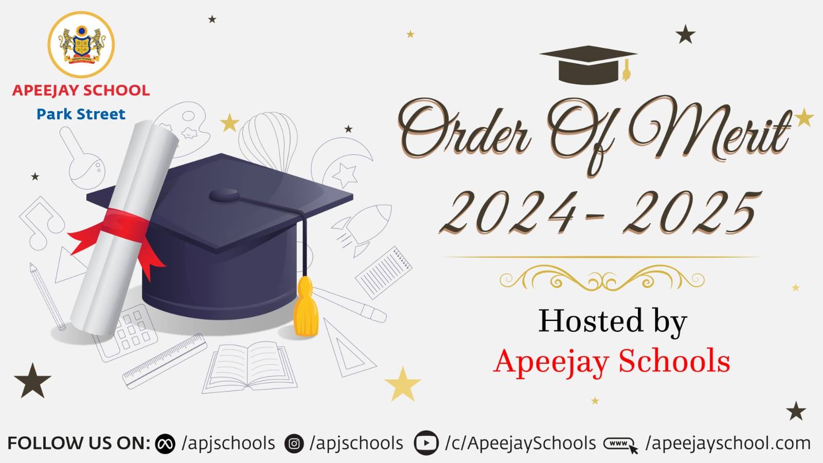 Apeejay School’s Order of Merit 2024–2025 🏆🥇🥈🥉