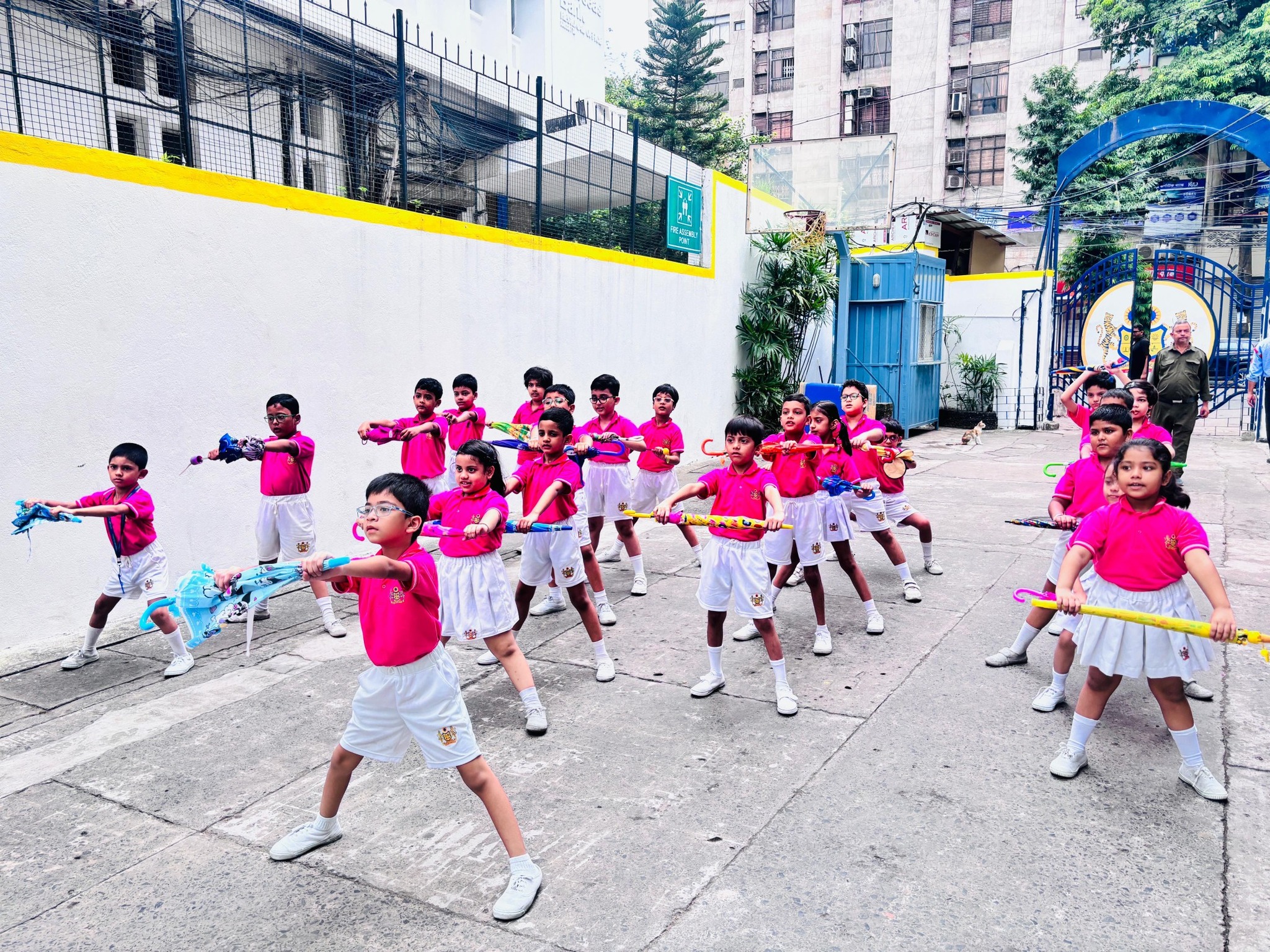 A Joyful Umbrella Drill