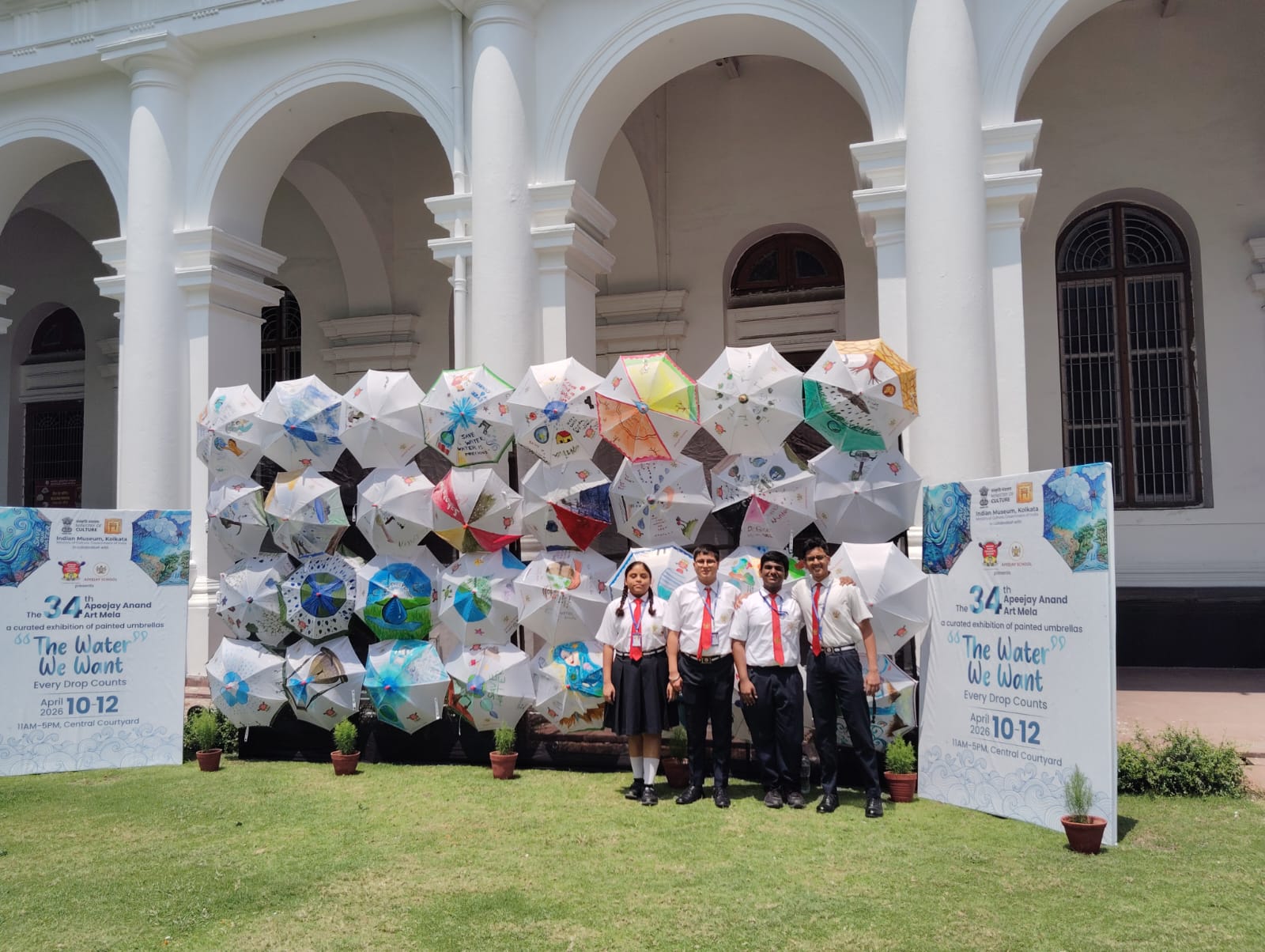 “The Water We Want – Every Drop Counts.” at Indian Museum, Kolkata.