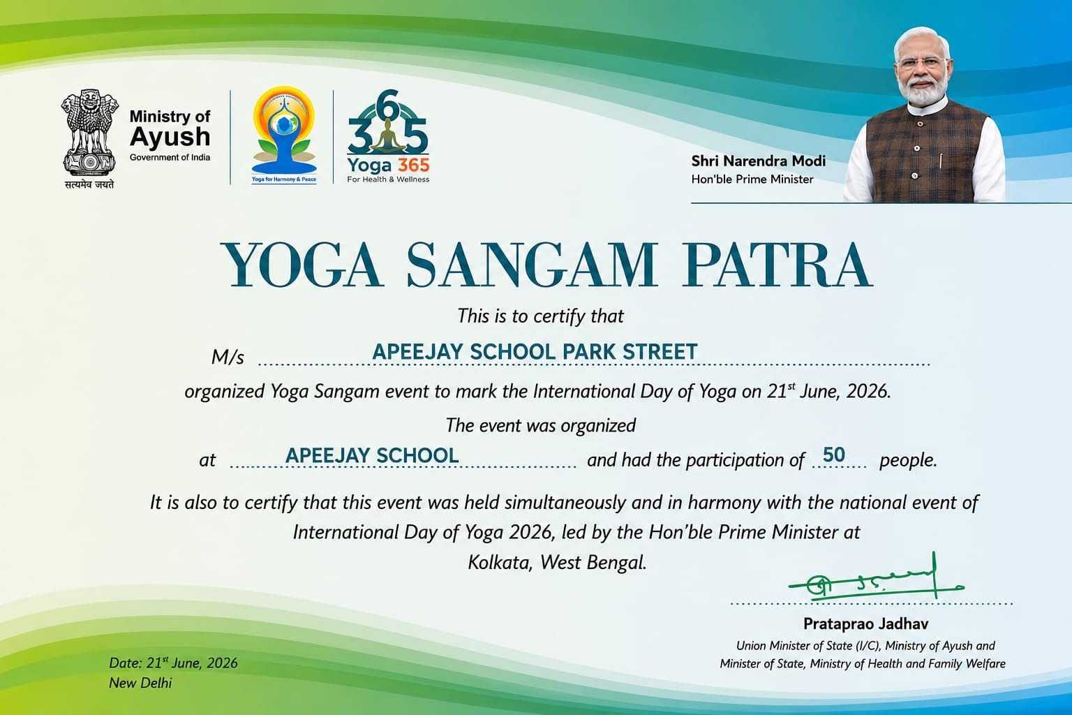 International Yoga Day Celebration
